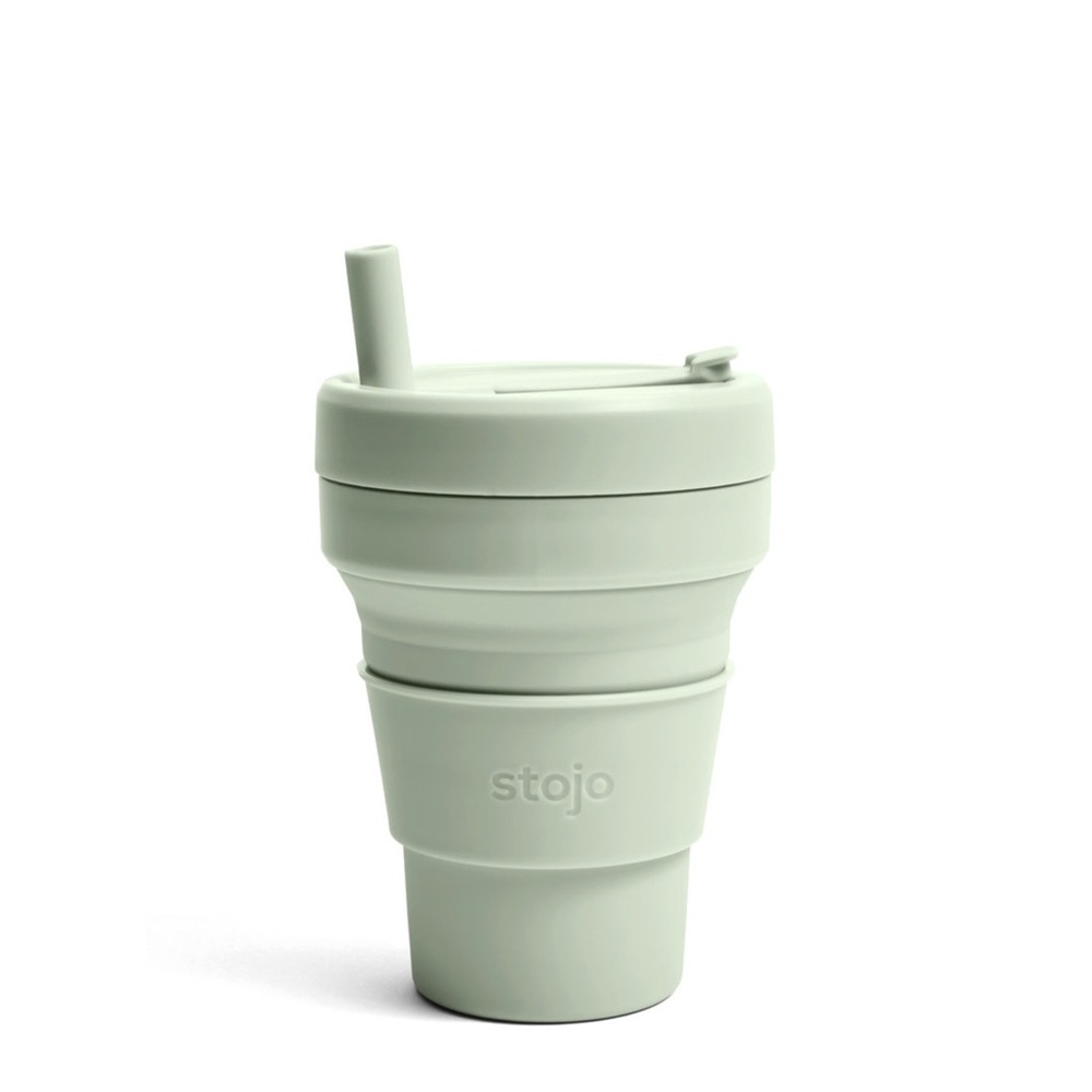 Stojo Collapsible Cup - Sage Green